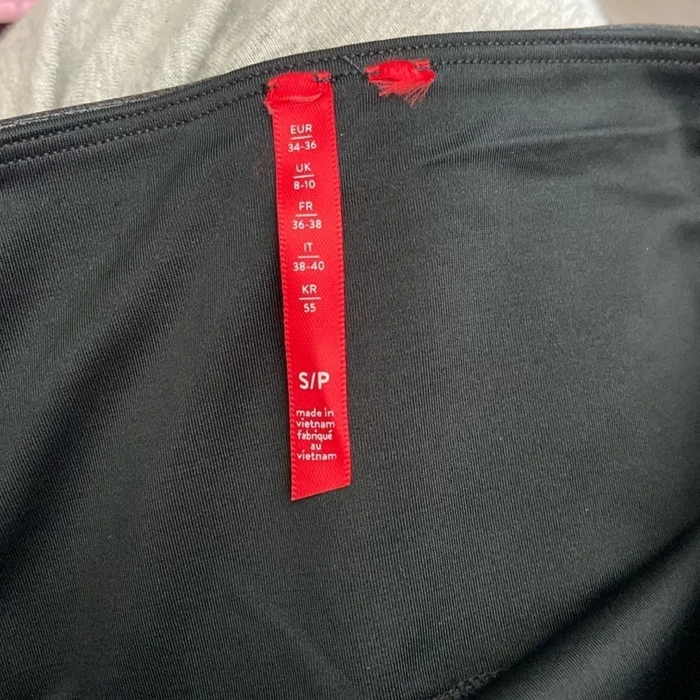 New! Spanx faux leather leggings high waisted rise 28676_6